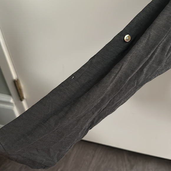 Nwt Lucky Brand blouse Xs grey - Picture 4 of 7